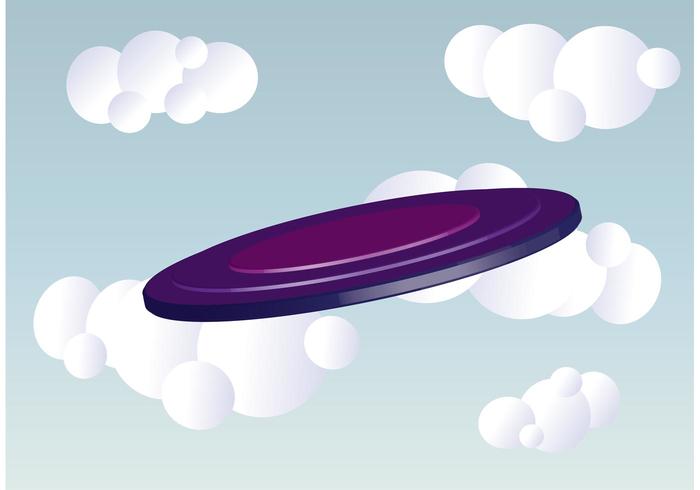 Purple Frisbee Vector Purple Frisbee Vector