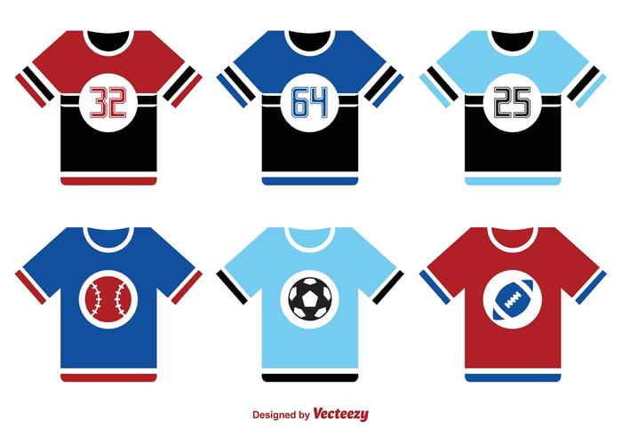 Sports Jersey Vector Set