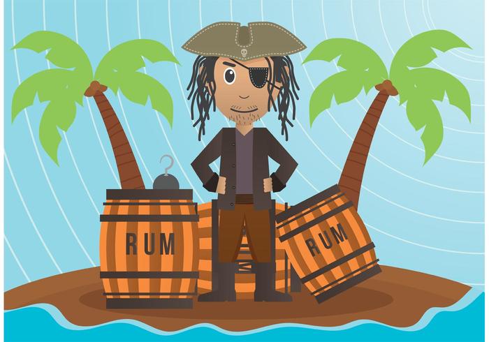 Pirate Vector Illustration 