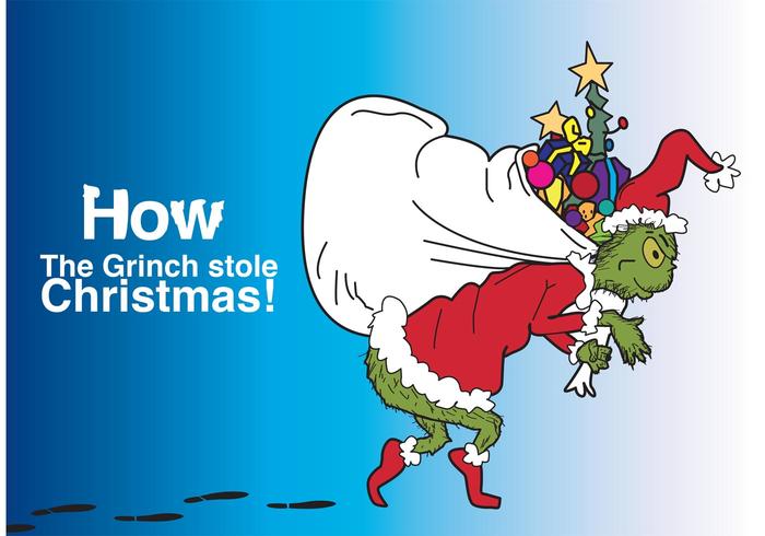 Cómo el Grinch robó el vector de la Navidad