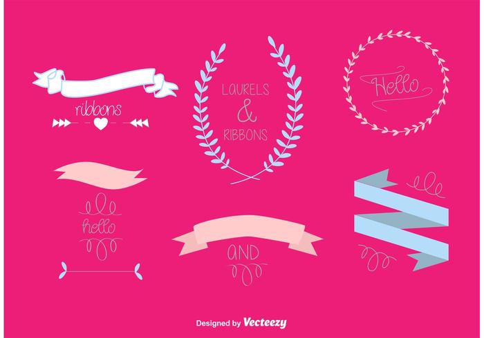 Dibujado a mano vectoriales de la boda vector