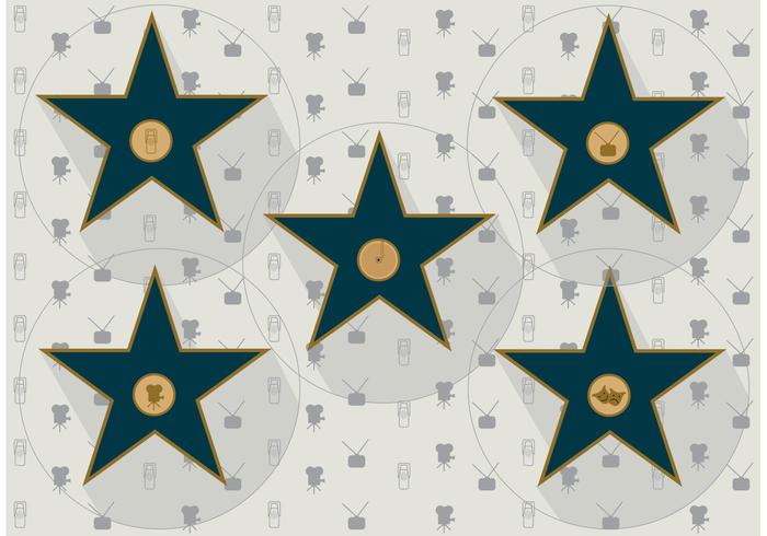 Walk of Fame Vector Stars 