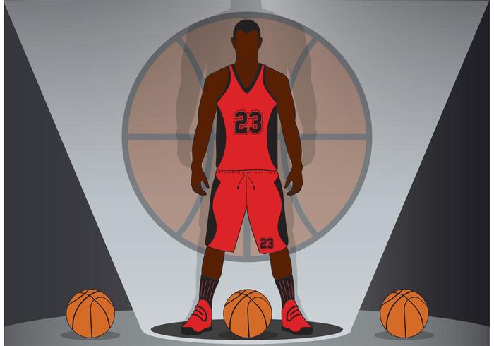 Vector de fondo de baloncesto