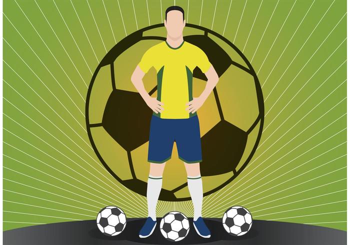 Vector de fondo de fútbol