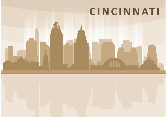 Cincinnati Skyline Vector 