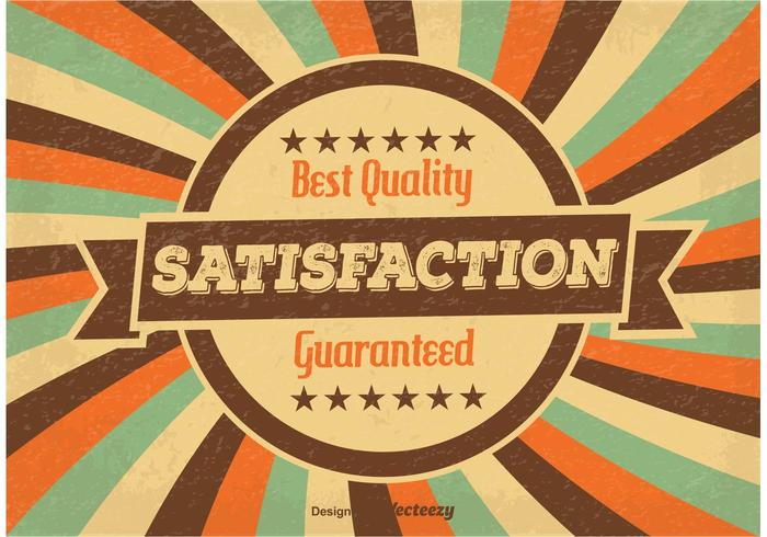 Satisfaction Guaranteed Illustration Satisfaction Guaranteed Illustration