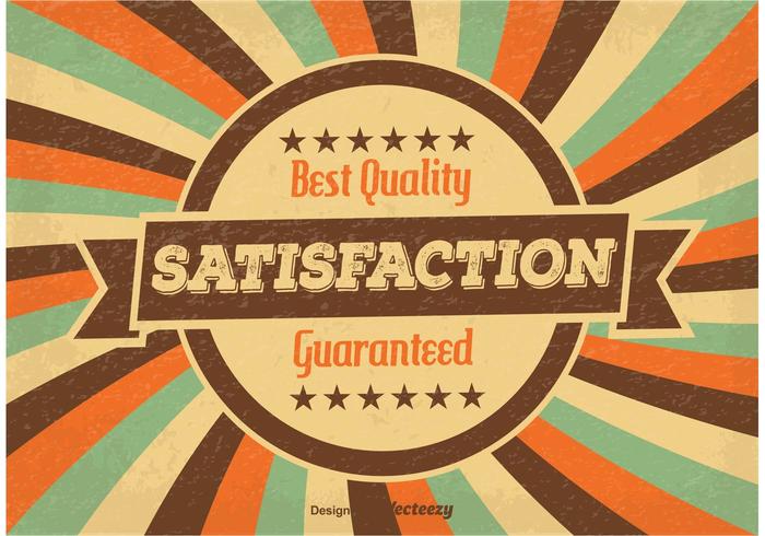 Satisfaction Guaranteed Illustration vector