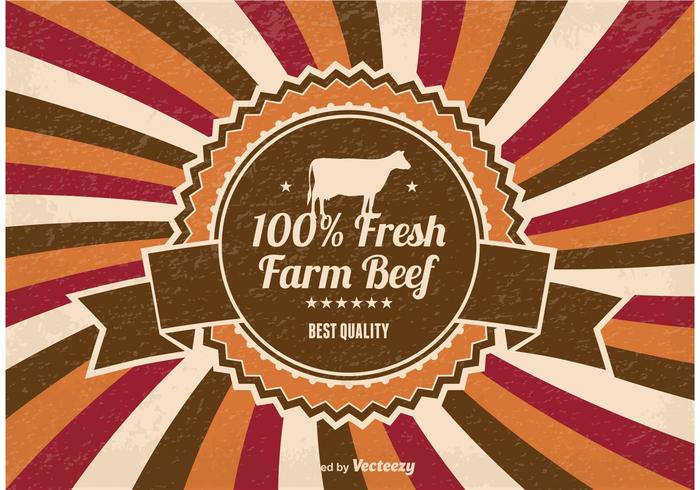 Fresh Farm Beef Illustration Fresh Farm Beef Illustration