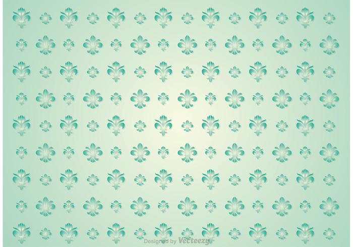 Fleur De Lis Seamless Pattern Vector