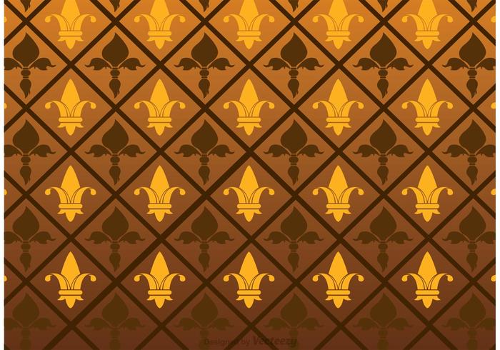 Fleur De Lis Pattern Vector