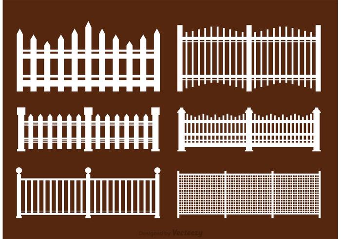 White Picket Fence Vectors