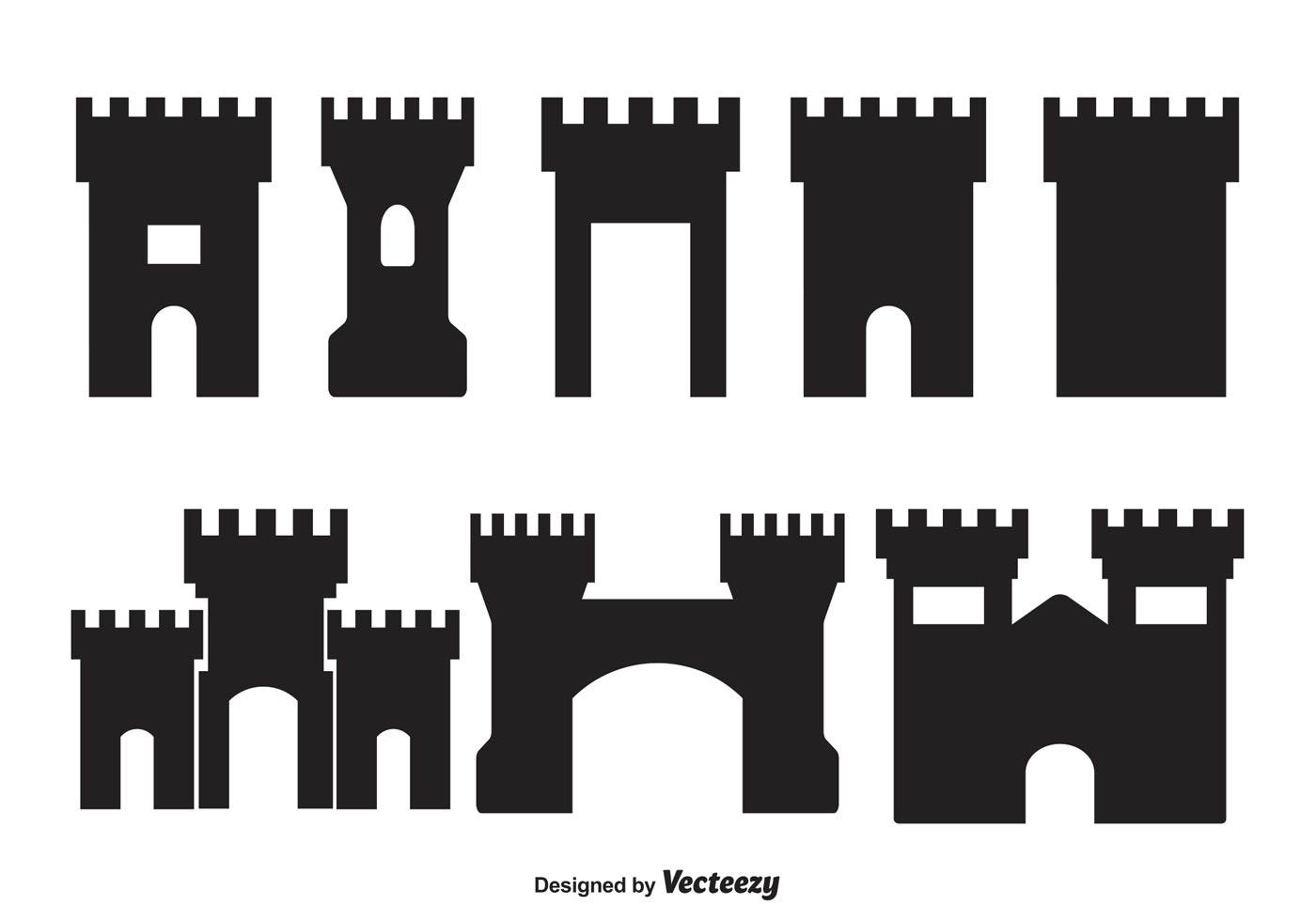Vector Fortress Shapes.