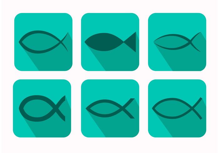 Christian Fish Symbol Vectors 