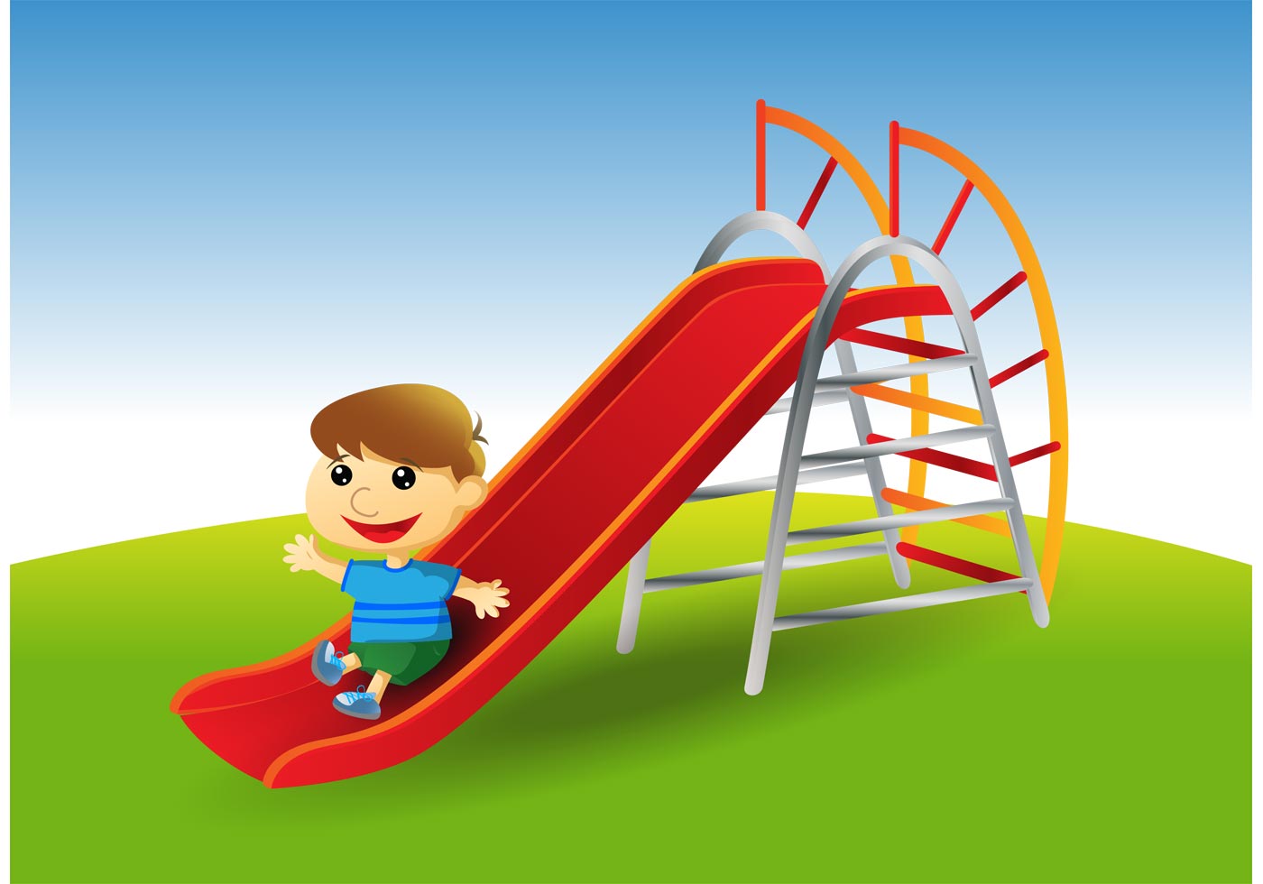 Playground Slide Vector Download Free Vector Art Stock Graphics Amp ...