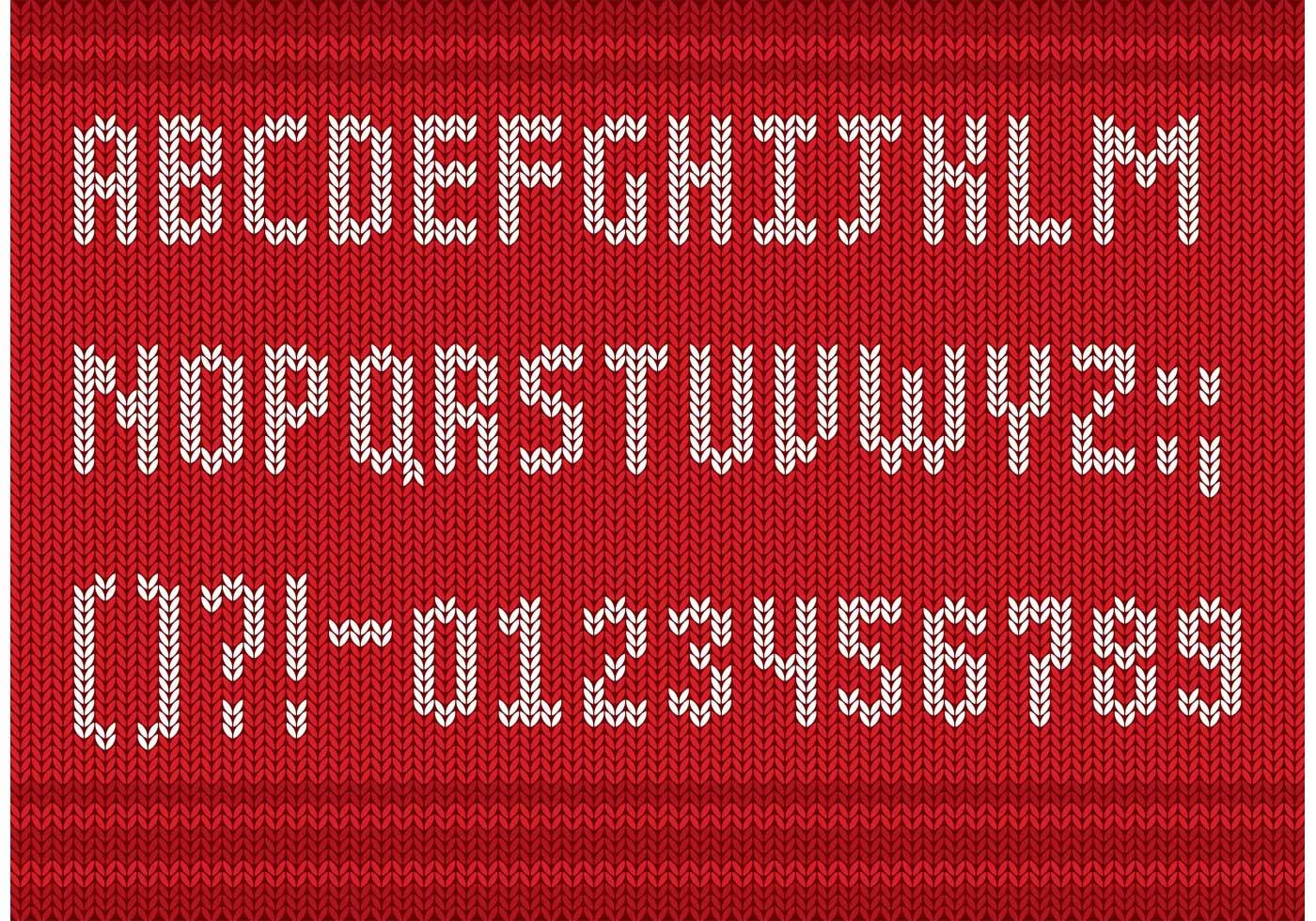 Yarn Font Type Vectors 87846 Vector Art at Vecteezy