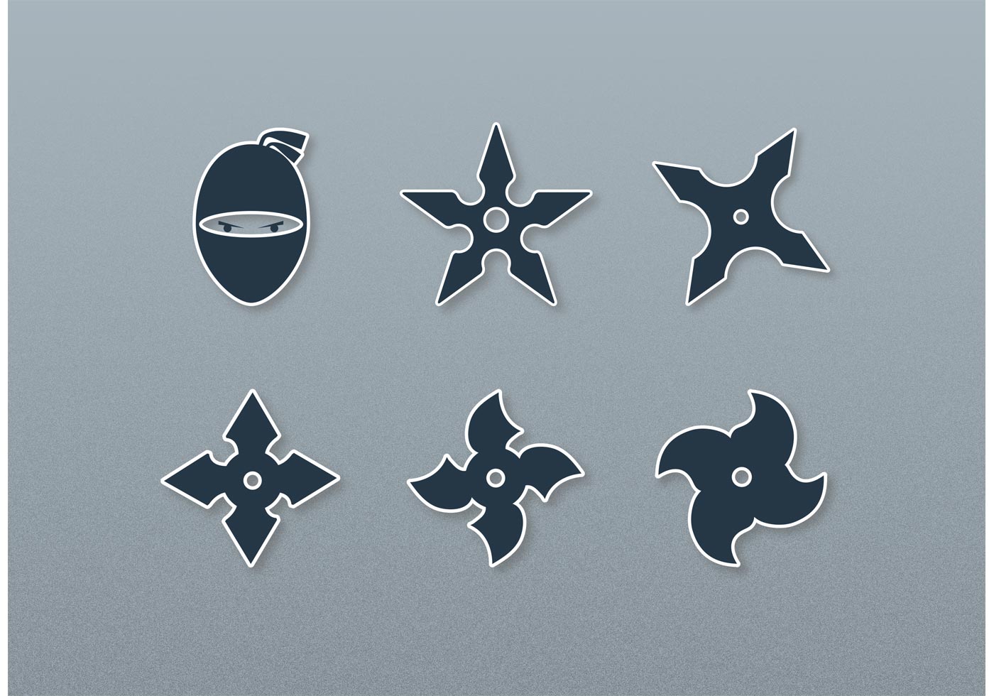 Download Ninja Throwing Star Vectors - Download Free Vector Art ...