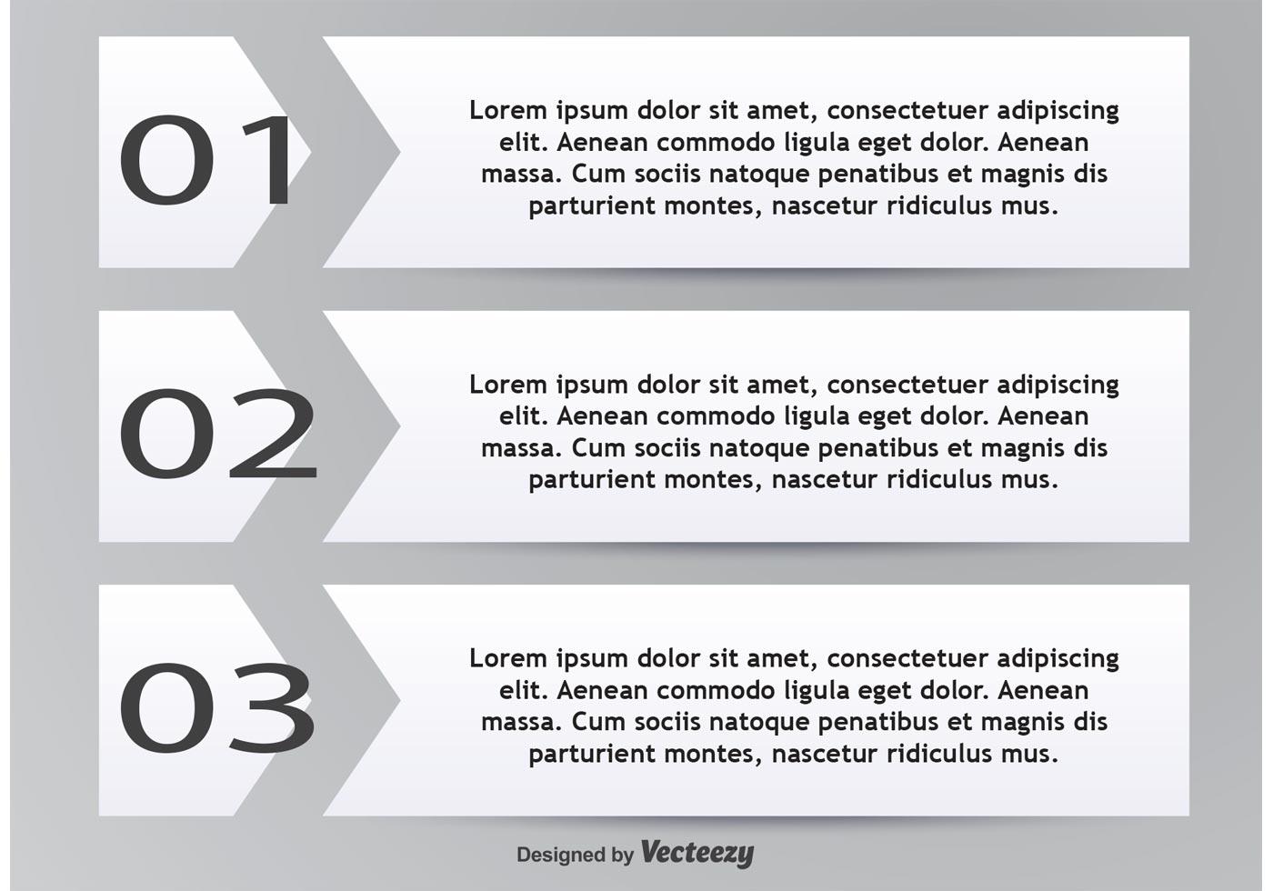 Numbered Text Boxes 87914 Vector Art at Vecteezy