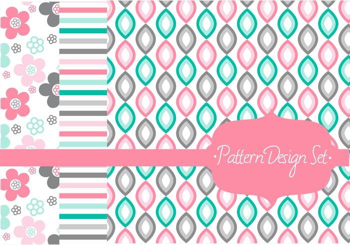 Stylish Pattern Vector Set Stylish Pattern Vector Set