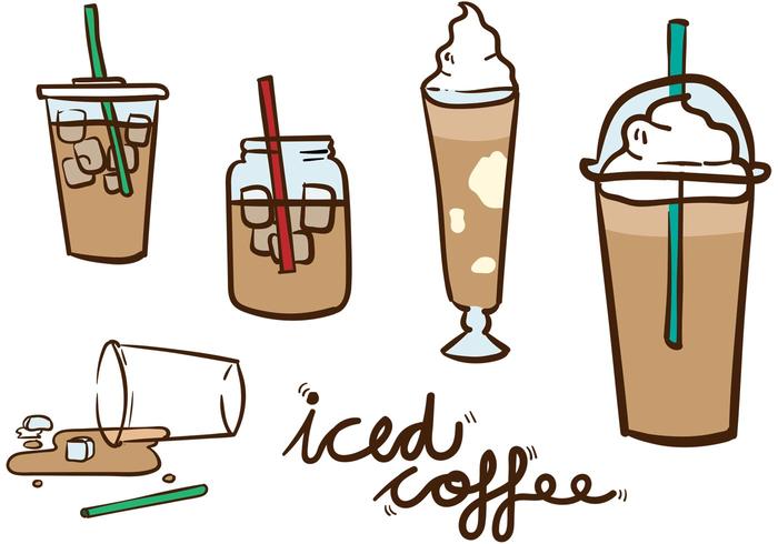 Iced Coffee Vector Pack