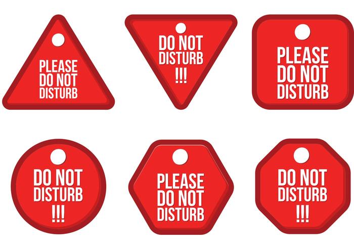 Do Not Disturb Vector Pack Do Not Disturb Vector Pack