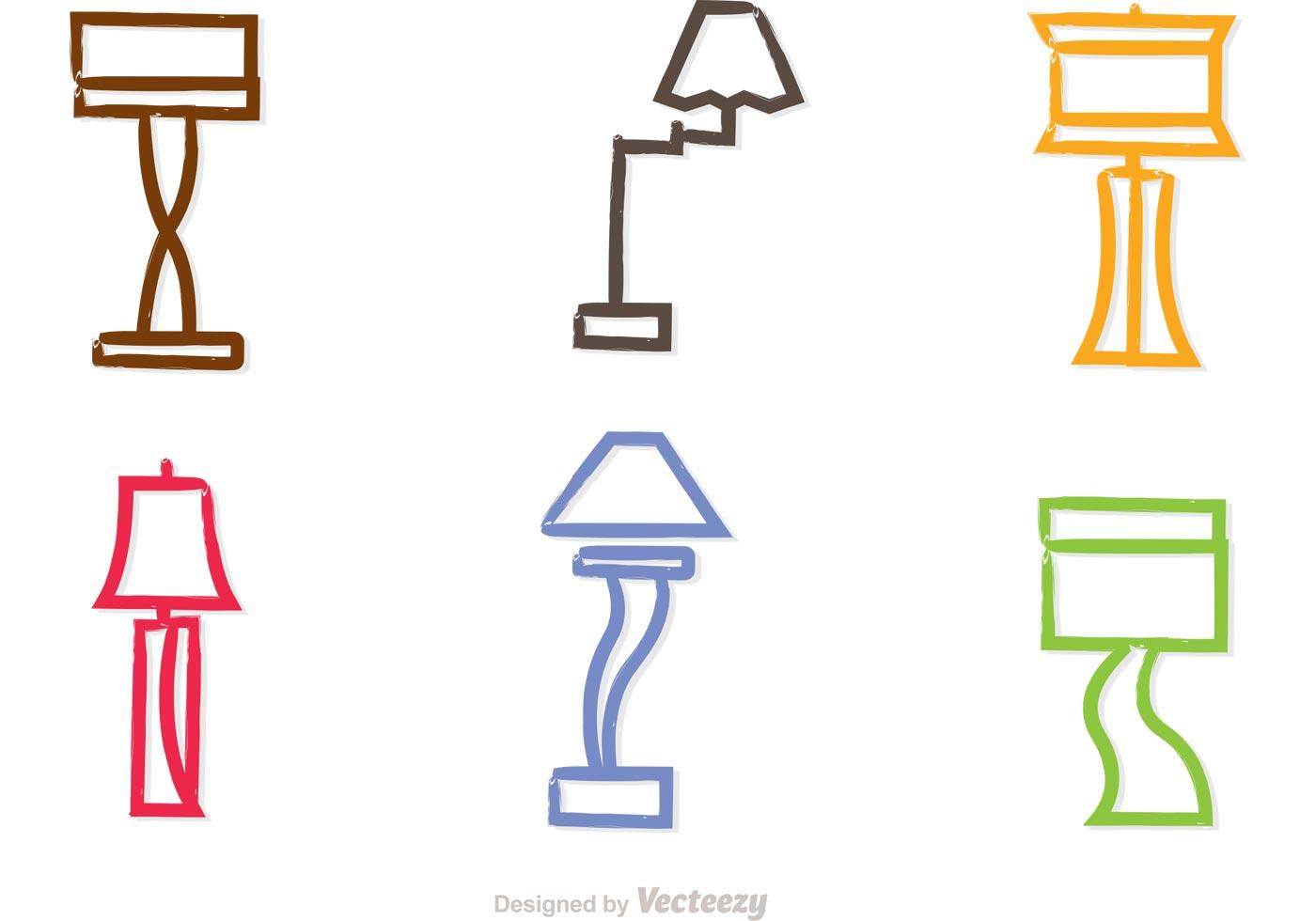 Colorful Modern Chandelier Vectors 87987 Vector Art at Vecteezy