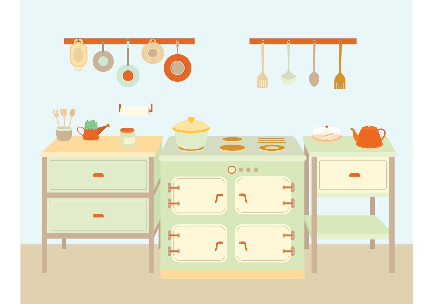 кухня векторное изображение. детская кухня вектор. кухня векторное изображение. кухня вектор. мультяшная кухня.