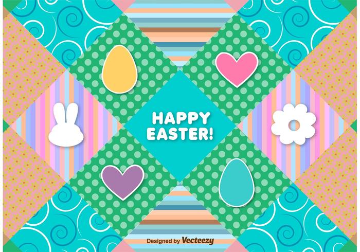 Happy Easter Textures  Graphics vector