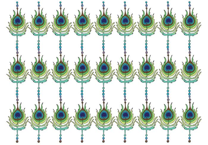 Free Peacock Pattern Vector