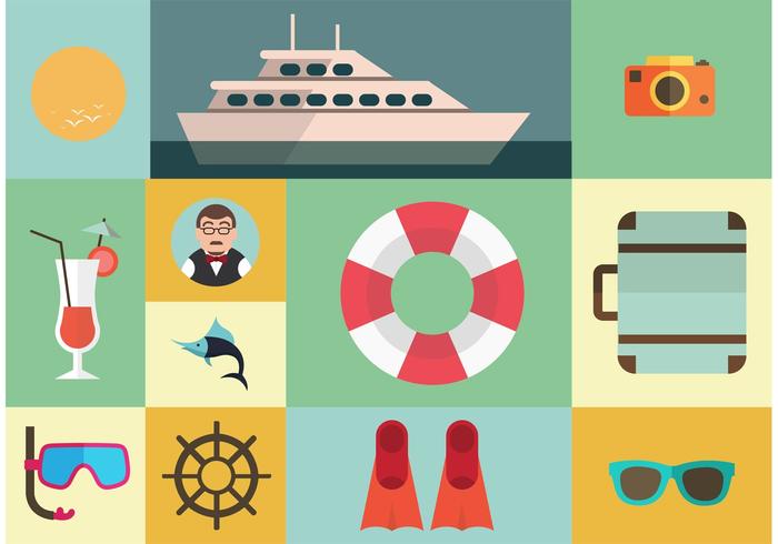 Cruise Liner Vector Elements Cruise Liner Vector Elements