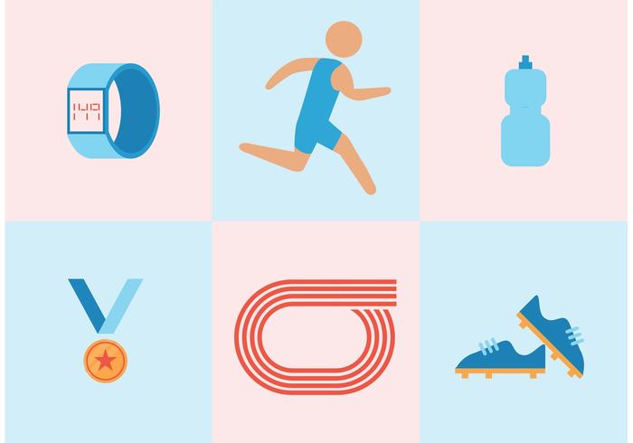 Track and Field Vector Set Track and Field Vector Set
