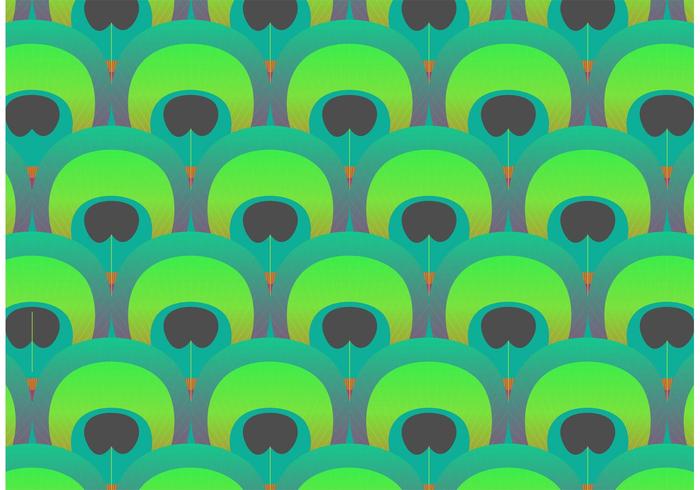 Peacock Pattern Vector Peacock Pattern Vector