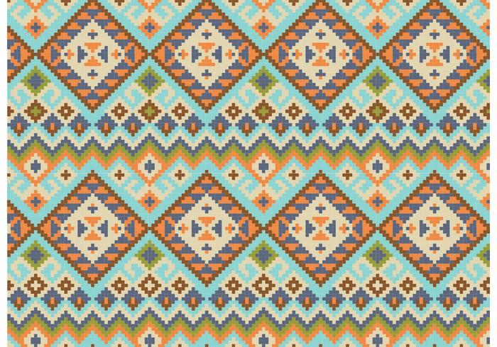 Native Abstract Pattern Background Vector 