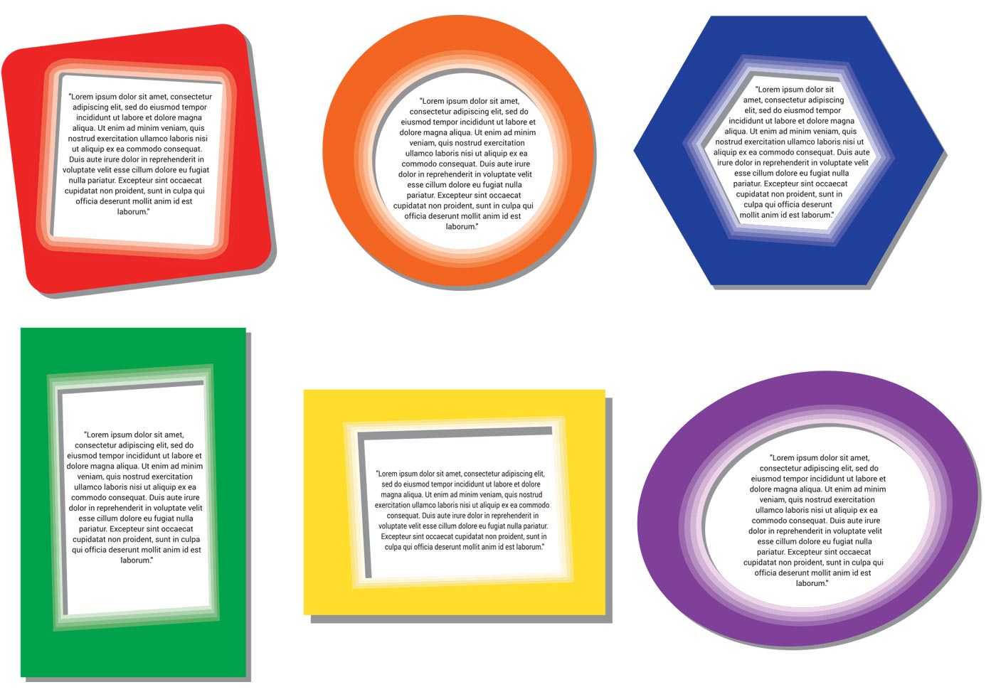 Text Box Templates Vector 1 88283 Vector Art At Vecteezy