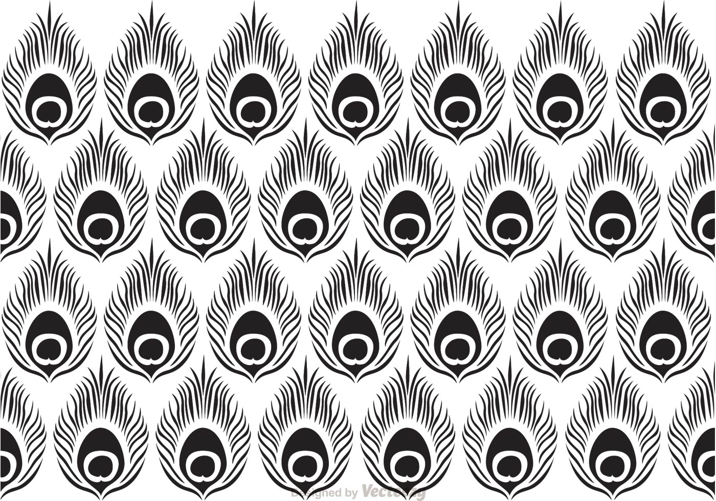 Download Peacock Black Pattern Vector - Download Free Vectors ...