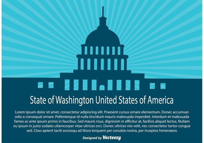Wasington State Illustration Wasington State Illustration