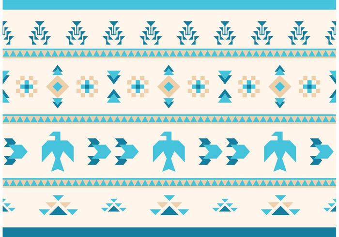 Native American Vector Pattern Eagles and Goose Native American Vector Pattern Eagles and Goose