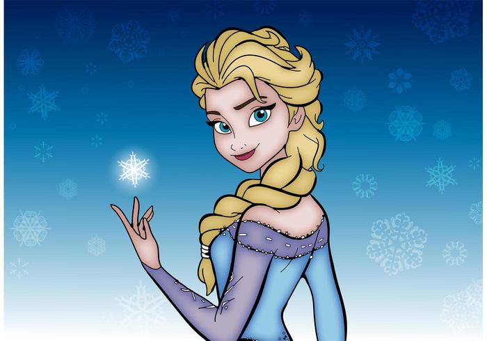 Free Princess Elsa Vector - Download Free Vector Art, Stock Graphics ...