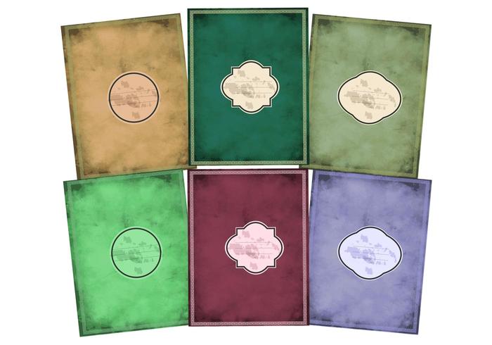 Old Book Cover Vectors Old Book Cover Vectors