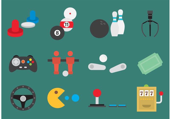 Arcade Game Vector Icons Arcade Game Vector Icons