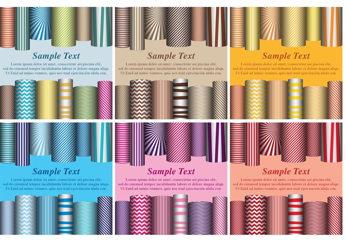 Scrolled Paper Card Vectors 88444 Vector Art at Vecteezy