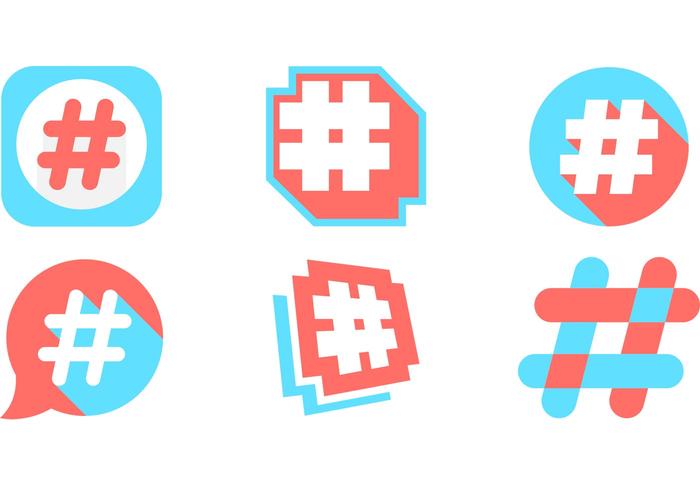 Hashtag Vector Icon Free Hashtag Vector Icon Free