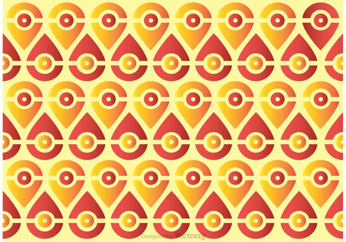 Seamless Peacock Tail Pattern Vector Seamless Peacock Tail Pattern Vector