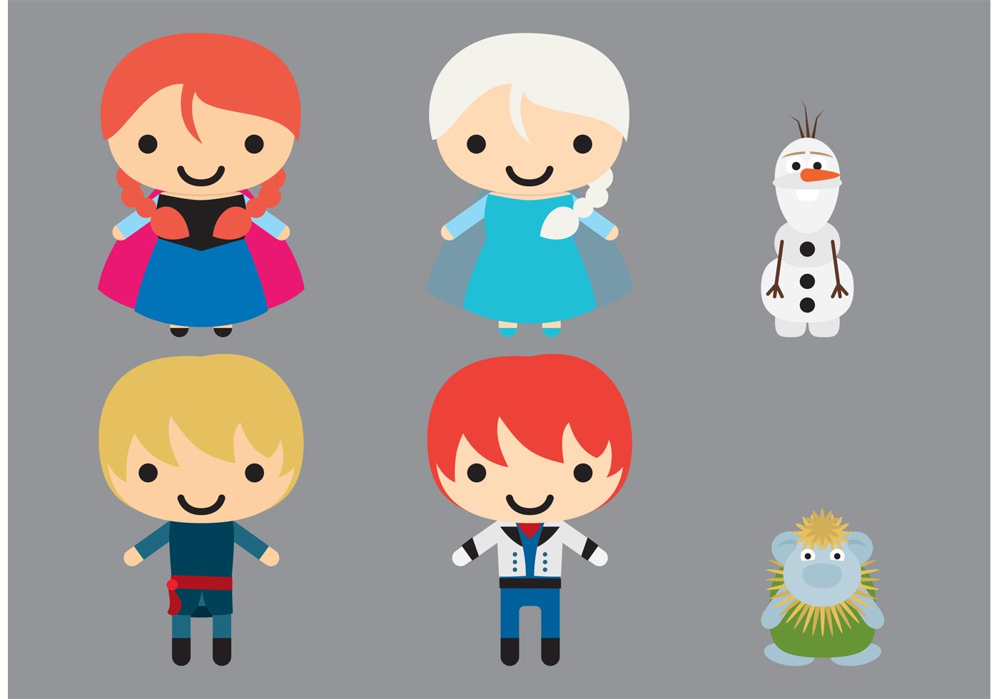 Download Frozen Character Vectors - Download Free Vector Art, Stock ...