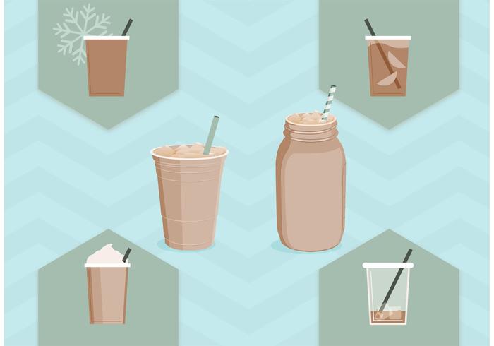 Iced Coffee Free Vectors Iced Coffee Free Vectors