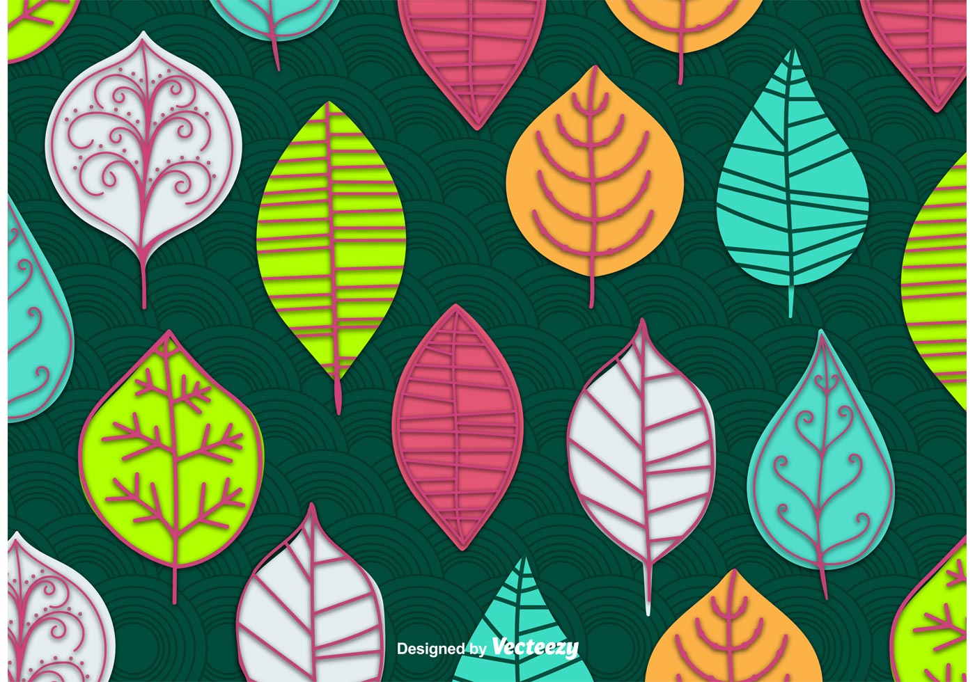 Abstract Leaf Vector Art, Icons, and Graphics for Free Download