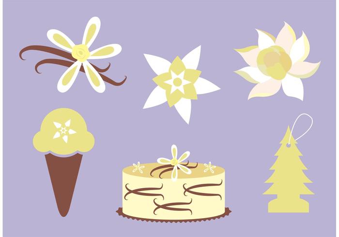 Vanilla Flower Vectors