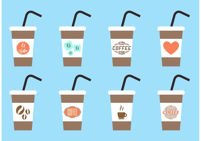 Iced Coffee Vectors