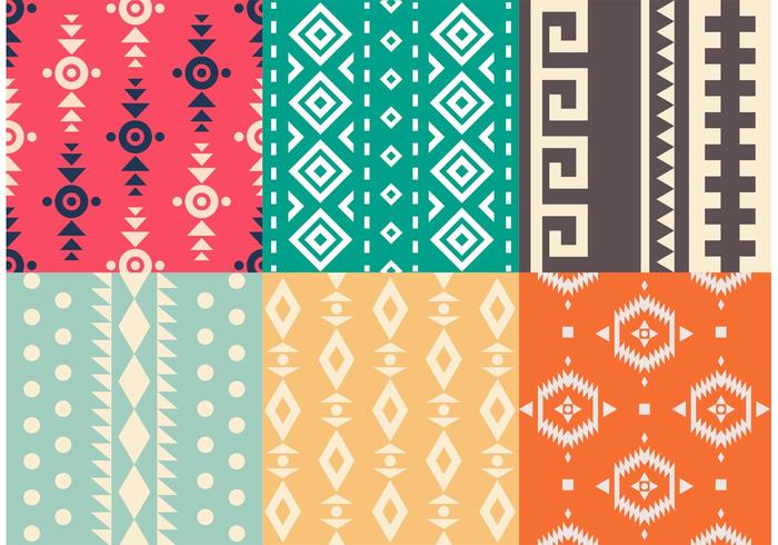 Native American Patterns Vectors