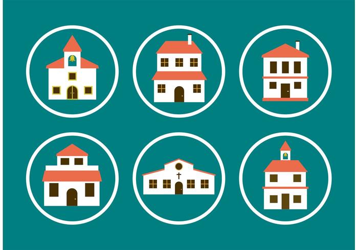 Country Church Vectors Country Church Vectors