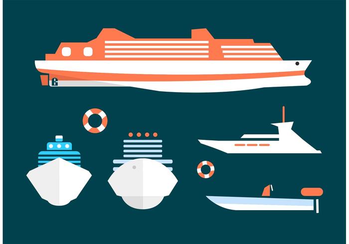 Cruise Liner Vectors 